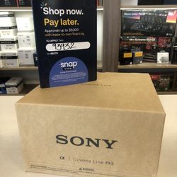 Sony FX3A Cinema Camera Only At Downey Camera 