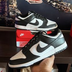 Nike Dunk Low Black & White Sz 10.5