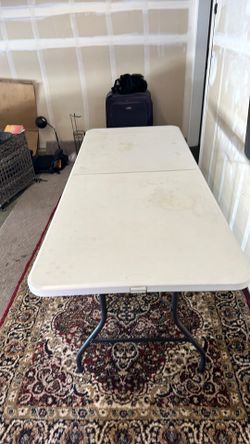Costco 6 ft White foldable table