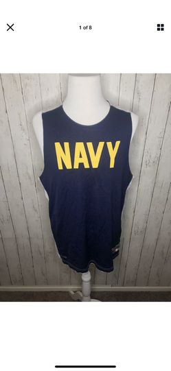 USN NAVY NIKE BASKETBALL JERSEY SZ XXL