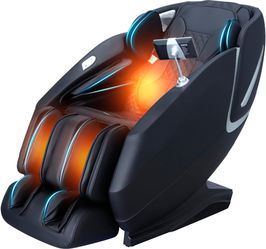 BestMassage 4D Full Body Massage Chair Zero Gravity SL-Track Shiatsu Recliner w/ Body Scan Foot Rollers USB Black FREE LOCAL DELIVERY