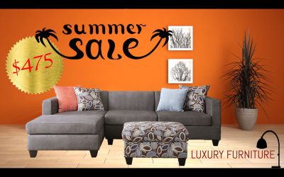 New charcoal grey sofa sectional