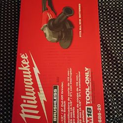 Milwaukee M18 4-1/2" Cut Off Grinder W Paddle Switch .Tool Only