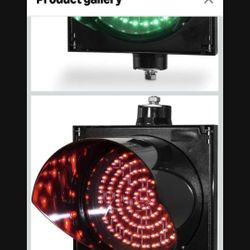 Stop Led Traffic Light Red/ Or Green
