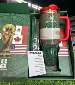 Limited Edition Stanley FIFA World Cup 2026 Tumbler Mexico Edition Brand New