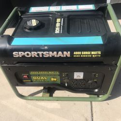 Sportsman 3500 Watt Dual Fuel Generator Runs Great