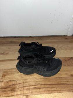 All Black HOKA SIZE 8 Women