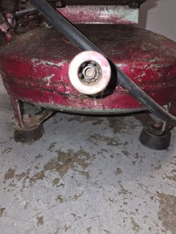 Vintage Air Compressor Tank on Casters