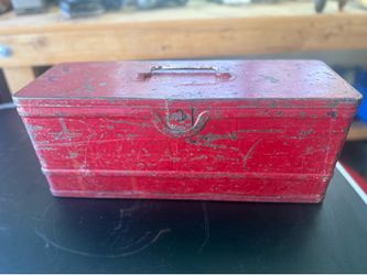 Vintage Metal Toolbox