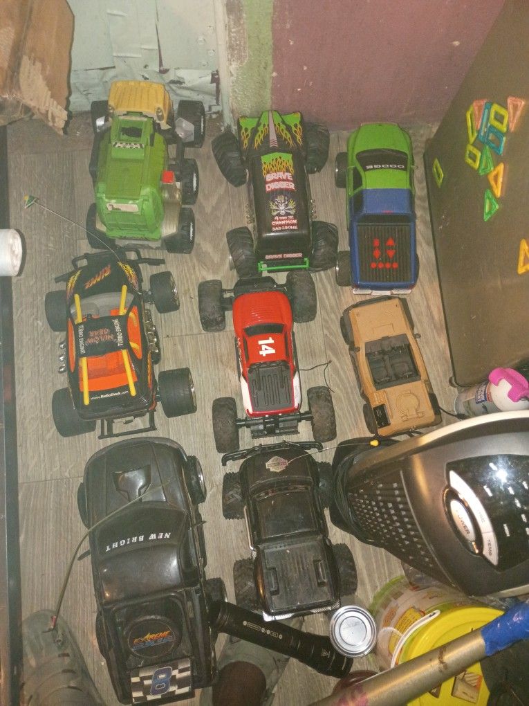 8 Remote Control Cars Toyes