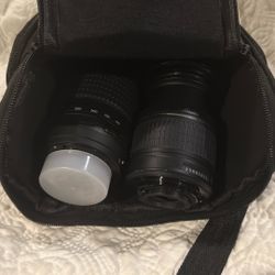 Nikon Lens Bag W/ 2 Lenses