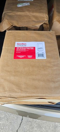 500 brown paper lunch bags
