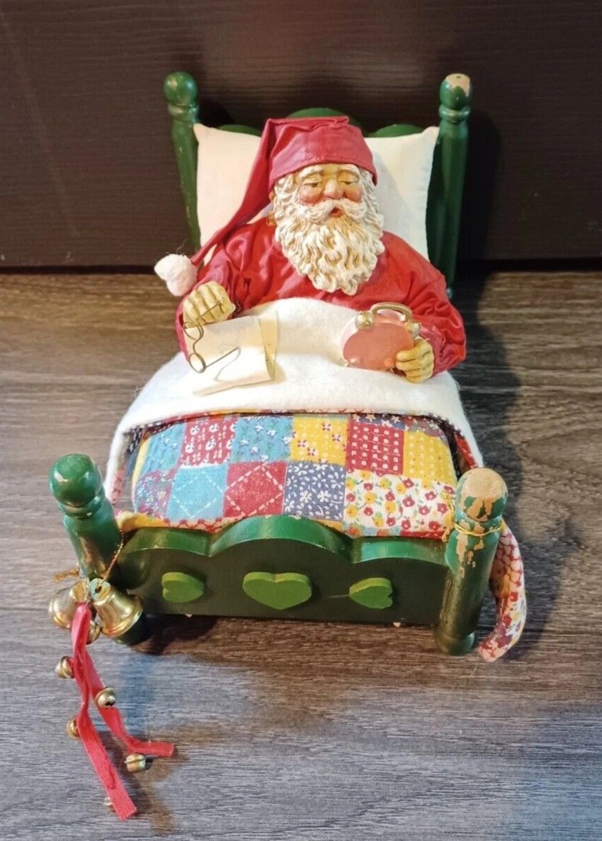 Vintage Santa Music Box-Clothique Santa Possible Dreams