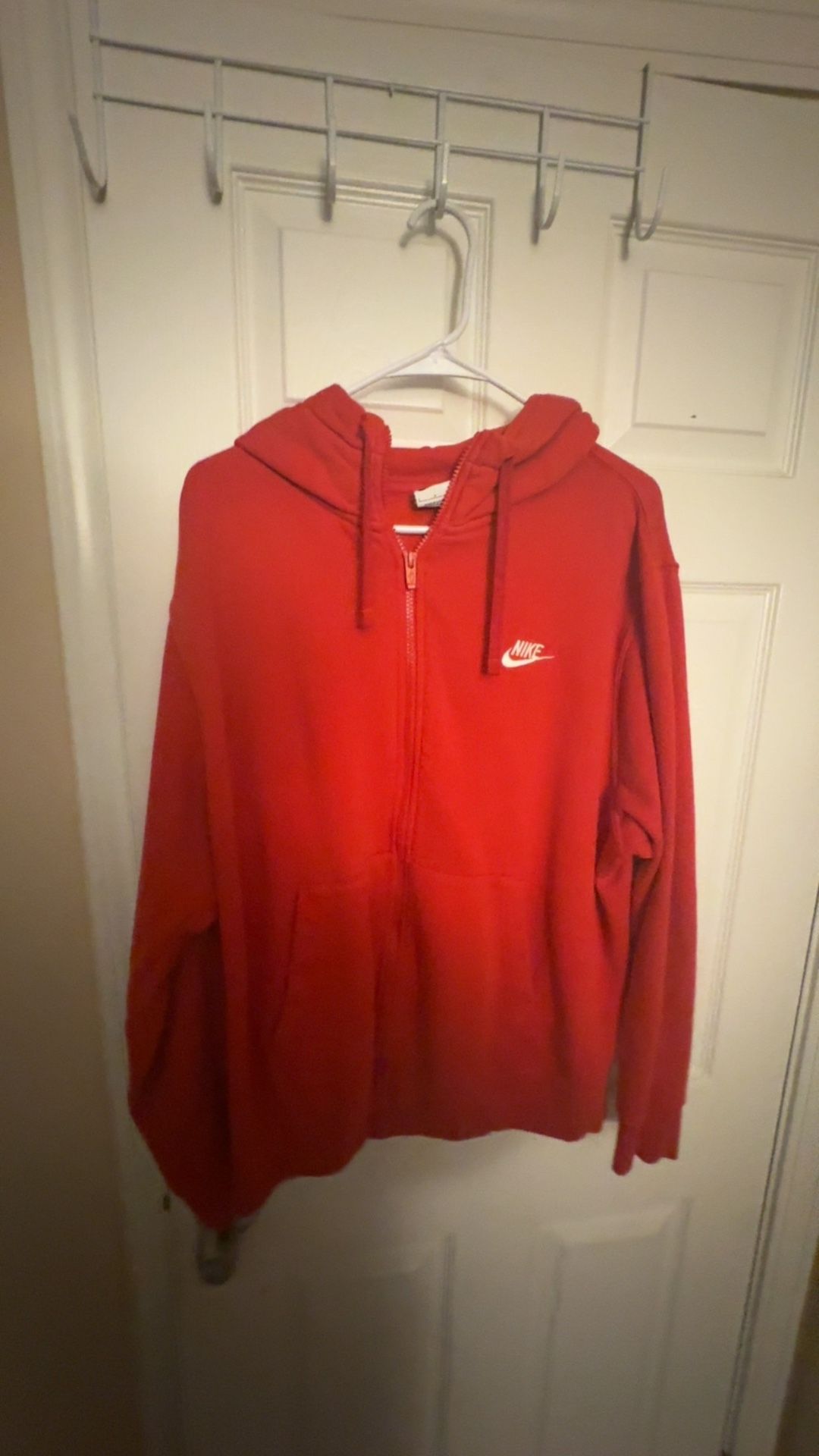 Light Red Nike Zip Up