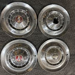 1954 Chevy hubcaps