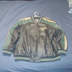 Dallas Stars Leather Jacket XXL