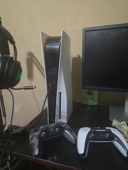 Sony PlayStation 5 Console with Two Controllers