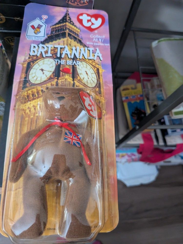 Ty McDonalds Teenie Beanie 1999 Britannia The Bear