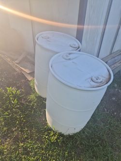 Free Plastic 55 gallon drums