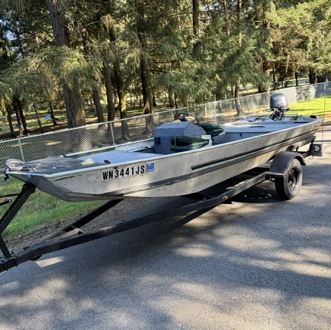 16ft Aluminum Jon Boat