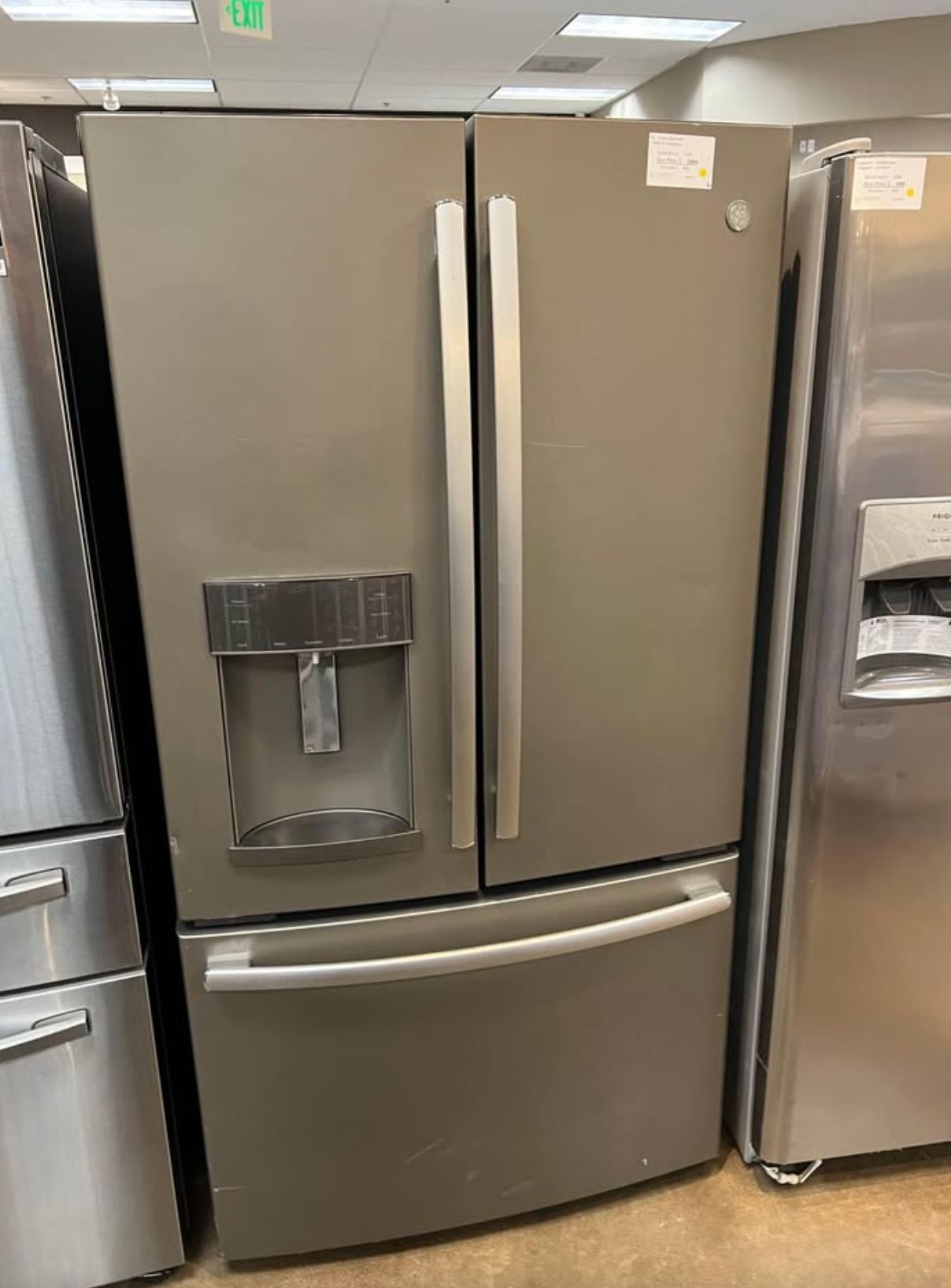 French door Refrigerator Ge appliances 36 inch French door