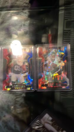 Mason taylor and Justin fields red and blue prizm