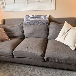 Living Room Couch, Love Seat & Ottoman