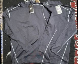 Two Under Armour Mens Coldgear Compression Long Sleeve Shirt (XL)