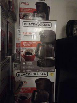 Black And Decker 5 Cup Coffee Maker