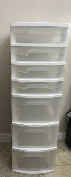Plastic Storage -  7  Drawers 