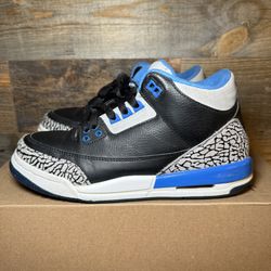 Jordan 3 Sport Blue-7Y/8.5W