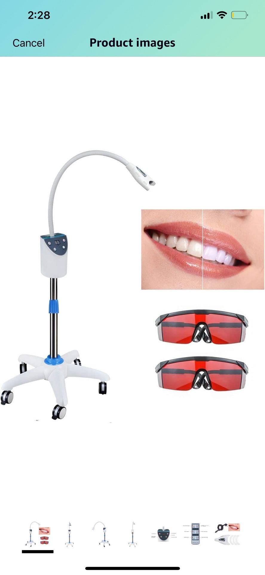 Teeth Whitening System Bleaching machine