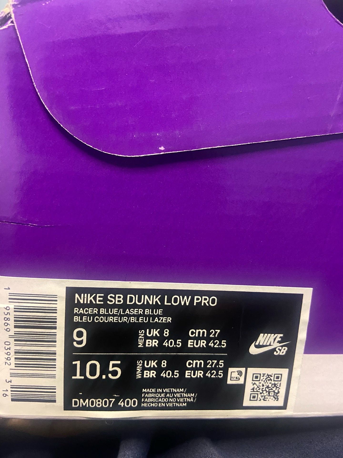 Blue raspberry dunks