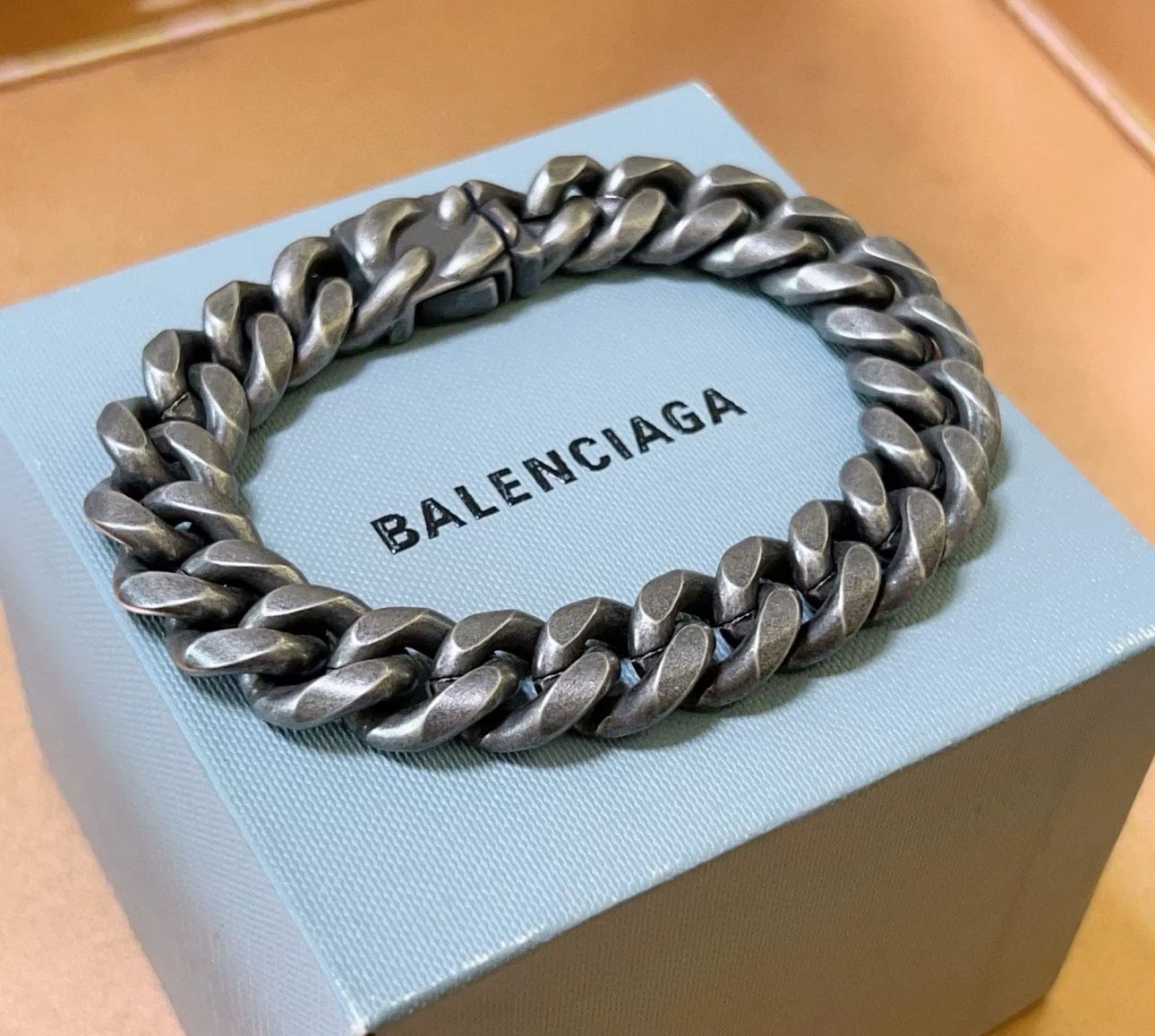 Balenciaga pure silver bracelet