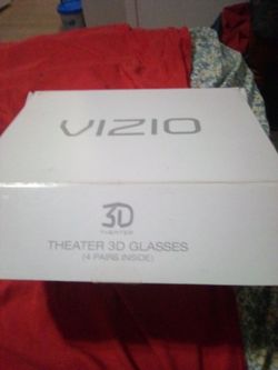 Vizio Theater 3D Glasses 4 Pairs