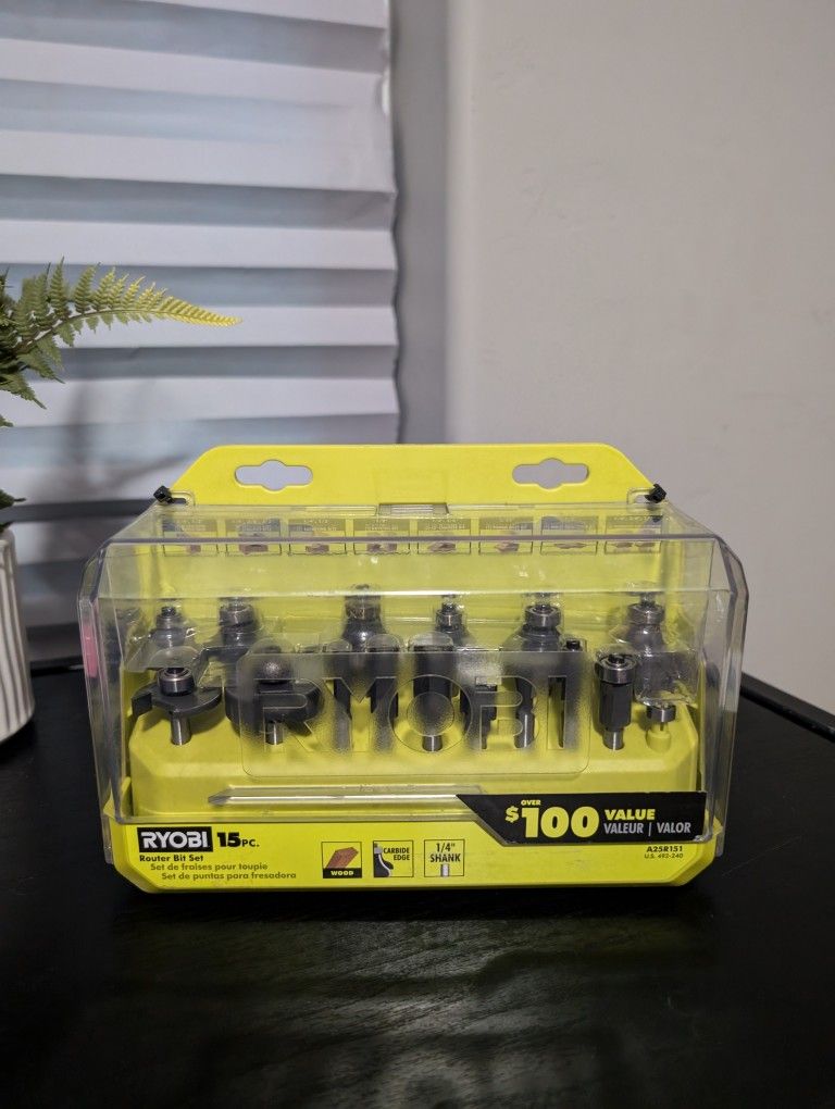Ryobi Router Bit Set