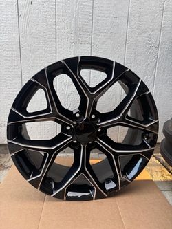 Black snowflake rims 22 inch