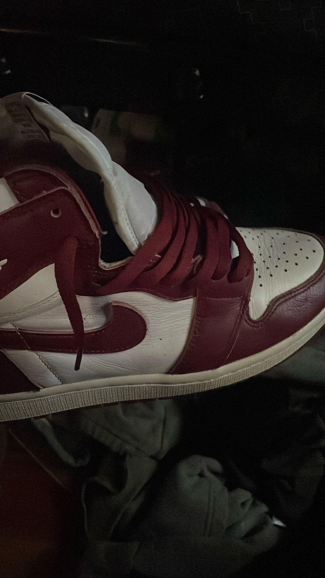 Maroon Air Jordan’s