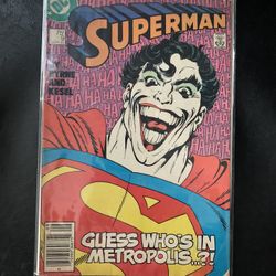 DC Comics Superman  & Joker Comic  Book 