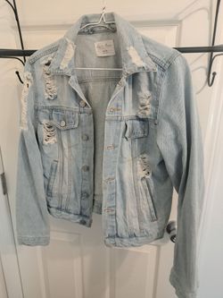 Distress Denim Jacket