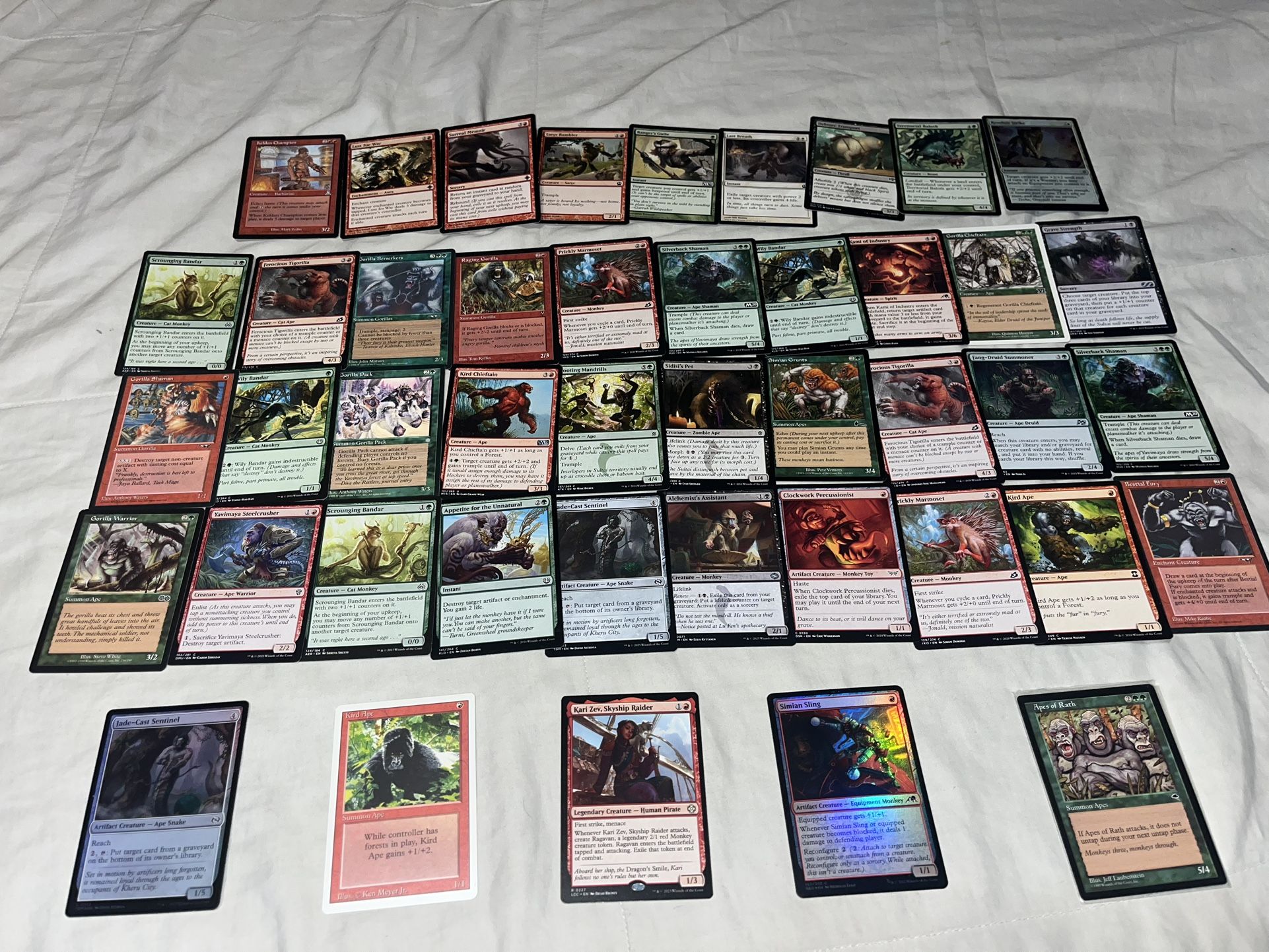 MTG - Ape + Monkey XL Magic the Gathering card lot+Bonuses