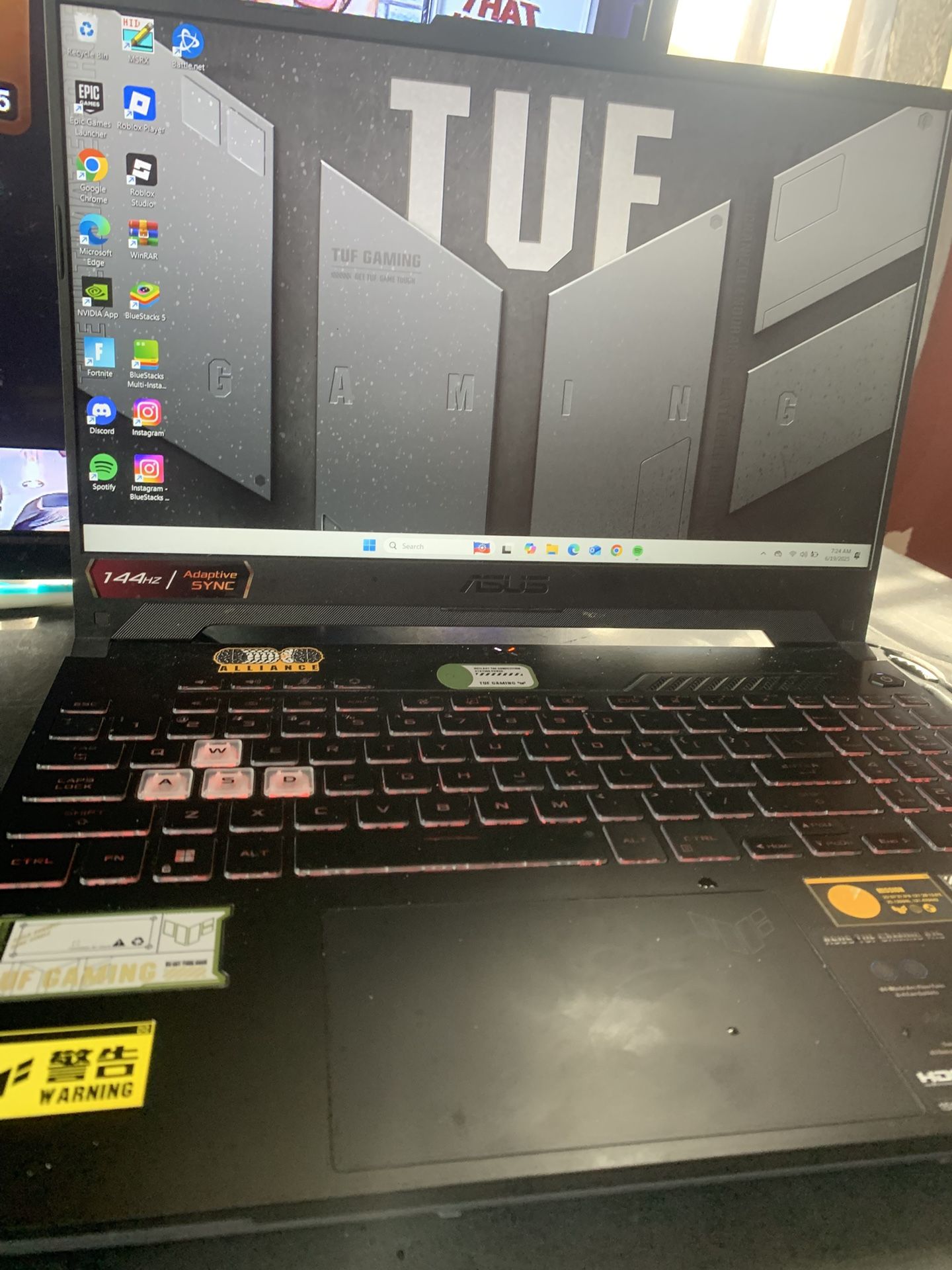 ASUS TUF A15 144z Gaming laptop