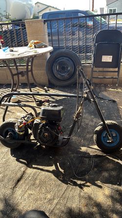 Mini bike Frame With motor