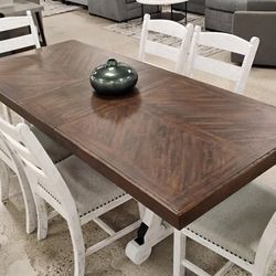 Dining Table And Chairs Set 🌟⭐$39 Down Payment with Financing ⭐ 90 Days same as cash