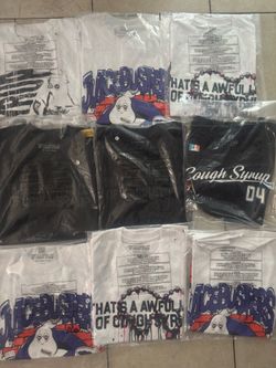 Awful lot of cough syrup shirts