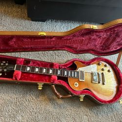 GIBSON SOLID BODY ELECTRIC GUITAR W/HARD CASE AND PAPERS