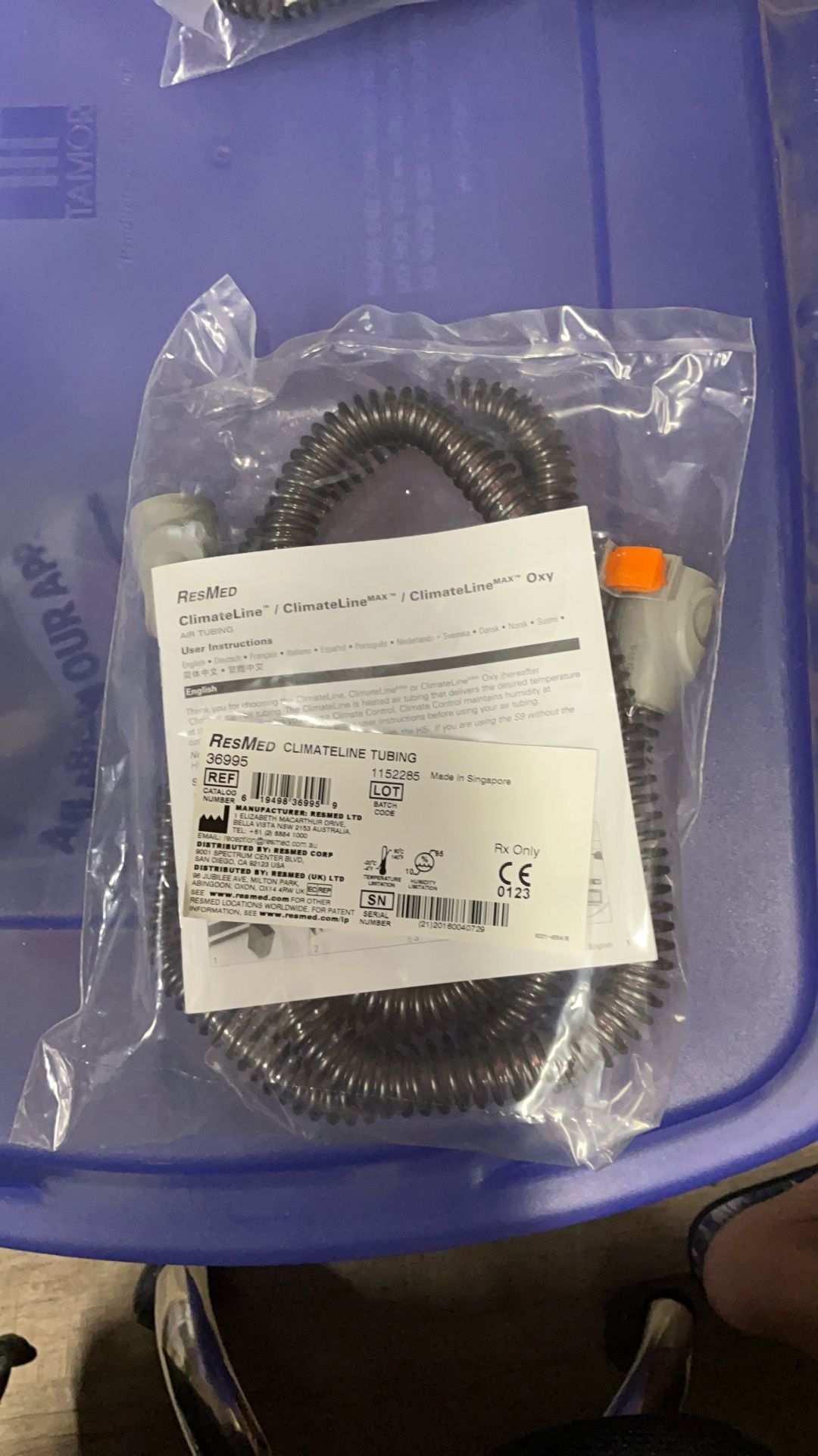 ResMed s9 Climate Line Heated CPAP Tubing