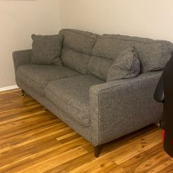Grey Couch - 2 Seater - Soft