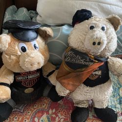 Vintage Harley Davidson Hogs And Alf