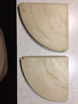 Tile corner shelves - new